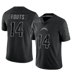 NFL Jersey international shipping-Nike Chargers #14 Dan Fouts Electric Blue  Alternate Men's Stitched NFL Elite Drift Fashion Jersey